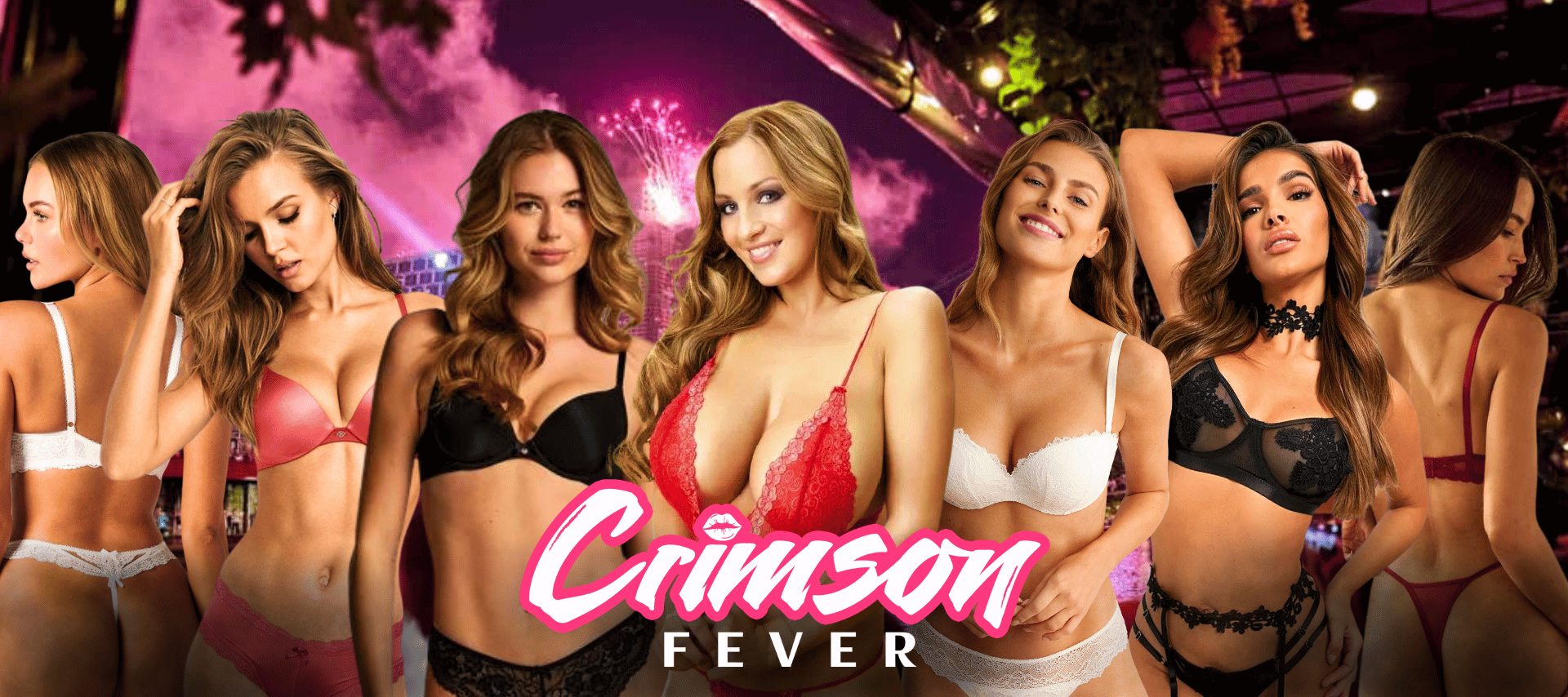 Crimson Fever 2024 Stripper and Topless Waitress Banner Contact Us Today For Pricing And Availability